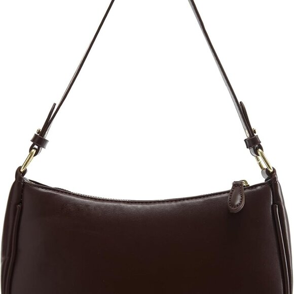 Handbags - Vegan Leather Shoulder Bag with Removable Straps Women's Tote Purse